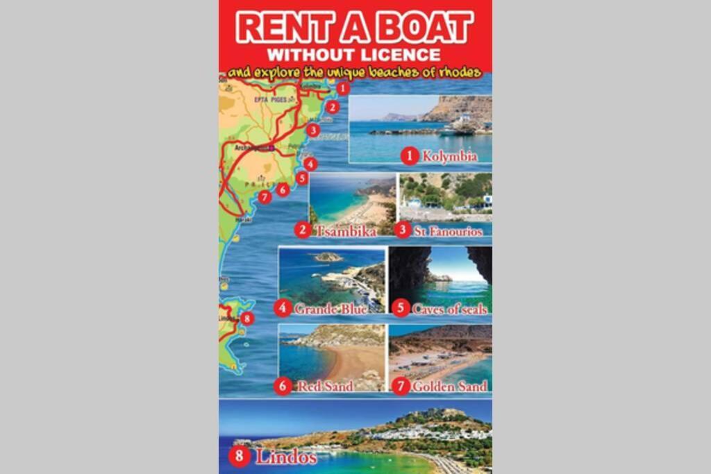 Stegna On Sea Apt Apartment Archangelos  Ngoại thất bức ảnh